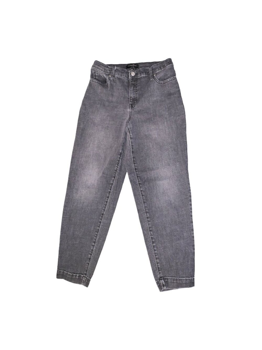 Banana Republic Jeans Womens 27/4 Black Barrel High Rise Relaxed DistressedDenim